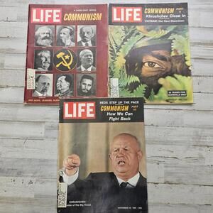 Life Magazine Lot of 3 1961 Communism A Three-Part Series Cold War History